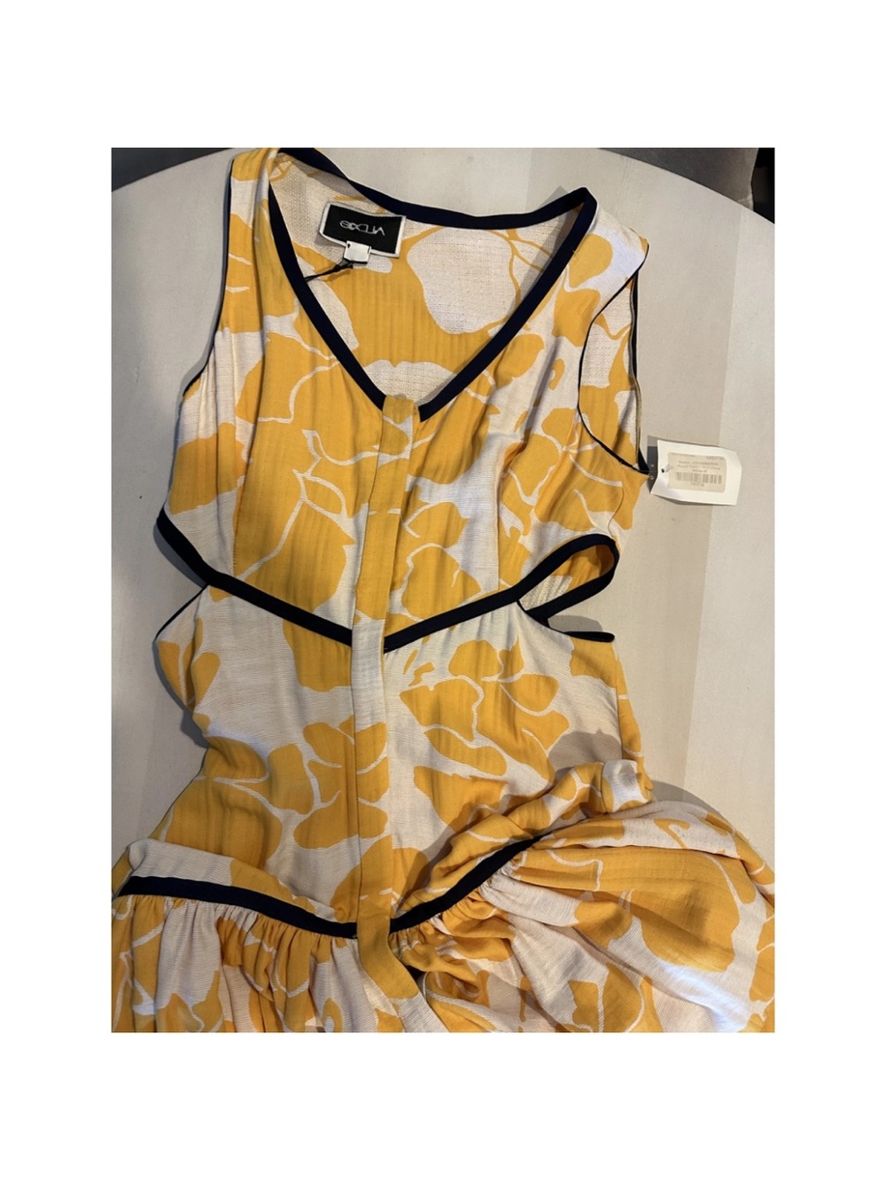 Alexis Yellow and Black Floral Maxi Dress - Picture 5 of 9